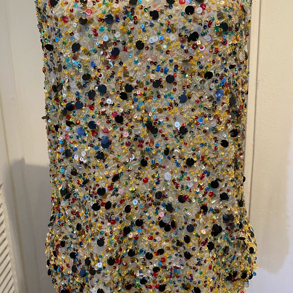 ASO SERENA VAN DER WOODSEN SEQUIN TANK -  Size 2 - Picture 9 of 11